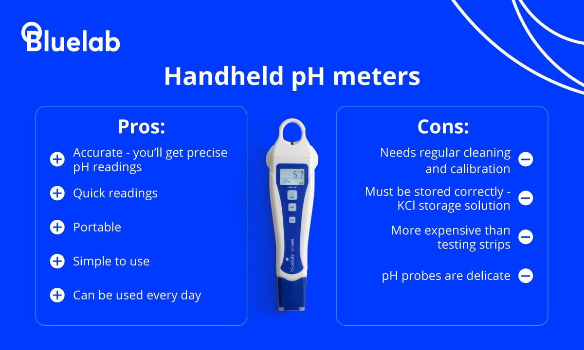 Pros and cons of handheld pH meters