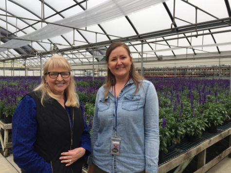 Amanda and Cindy at Kawahara Nurseries